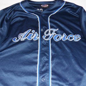 USAF Button Up Baseball Jersey